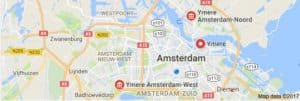 Google-kaarjte regiokantoren