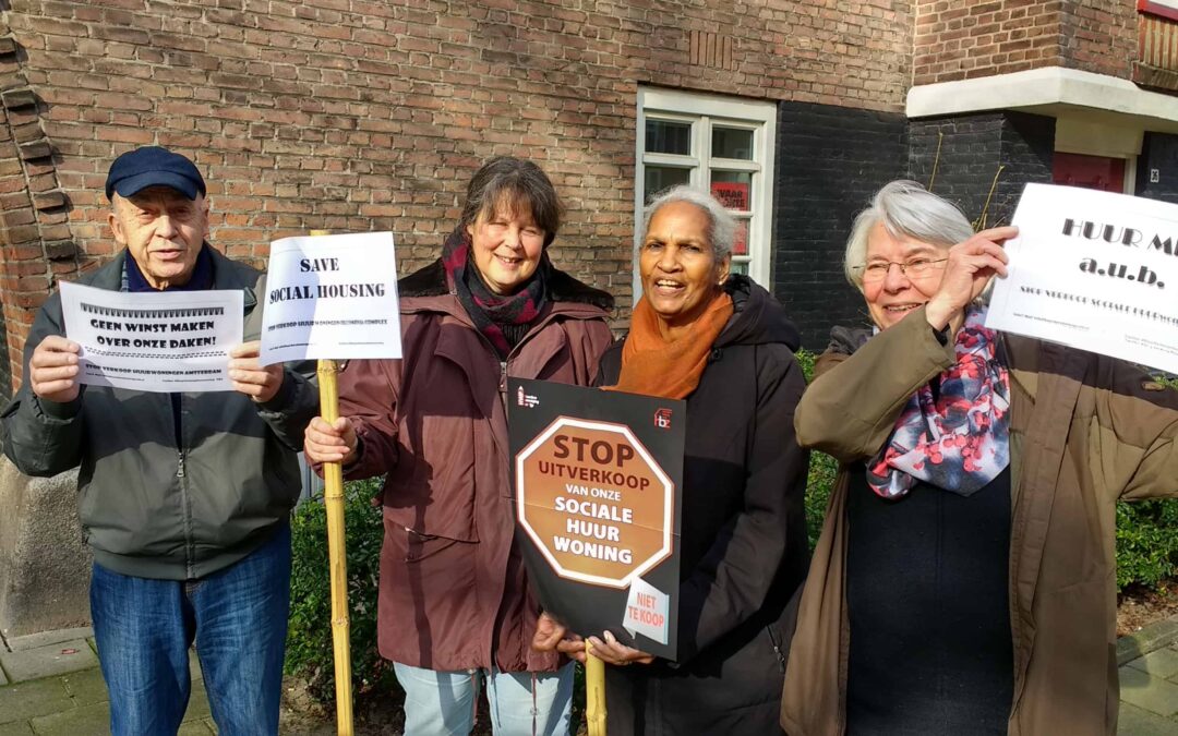 1 maart: Actie tegen verkoop van sociale huurwoningen