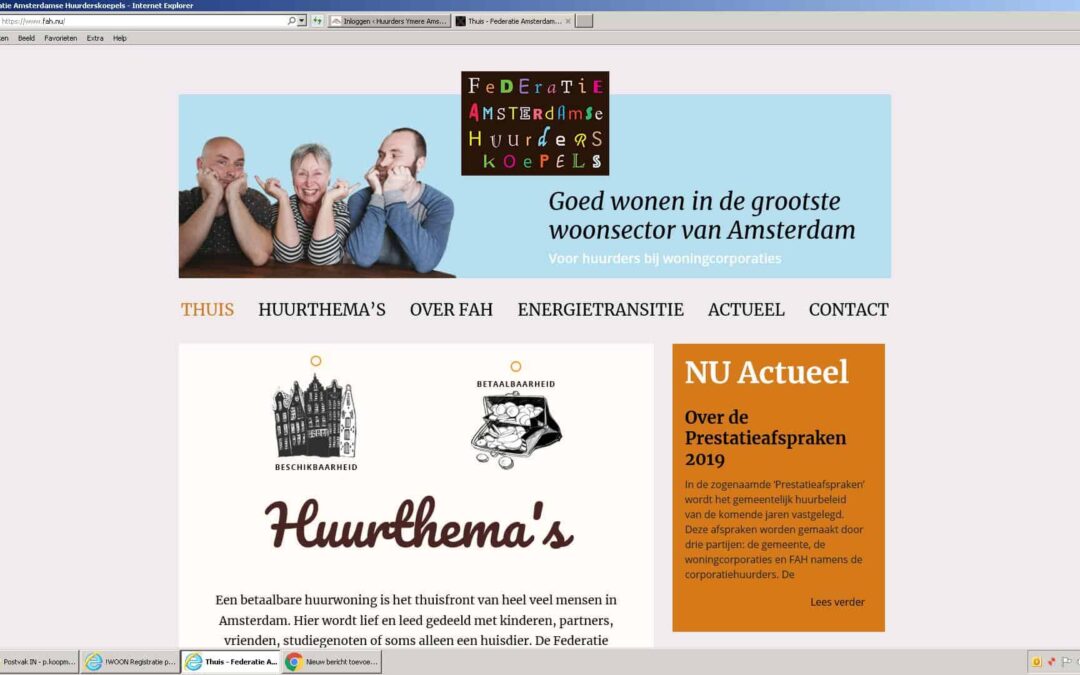 De website van de FAH is live!