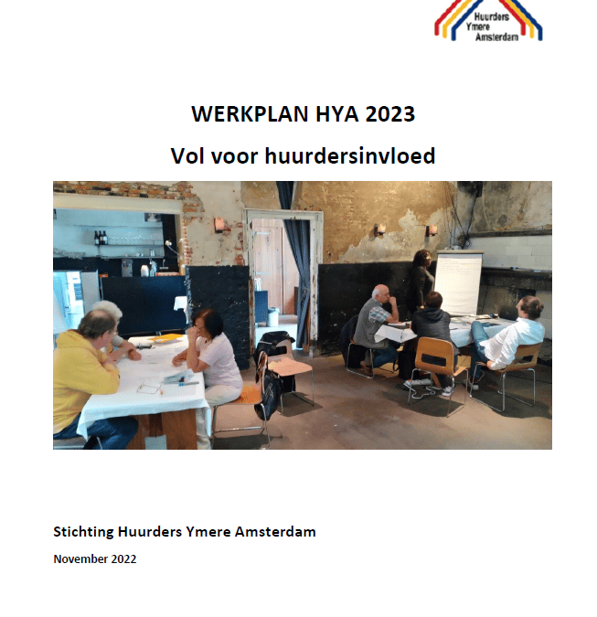 Werkplan 2023: Vol voor huurdersinvloed