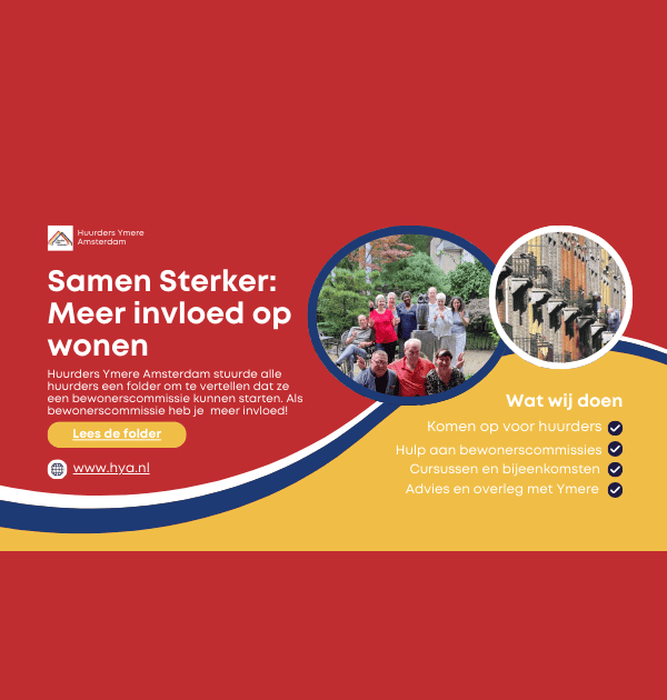 HYA lanceert campagne: ‘Samen sterker: meer invloed op wonen’